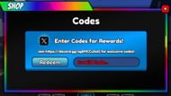 The "Invalid Code..." error in Jujutsu Evolution (Image via Roblox)